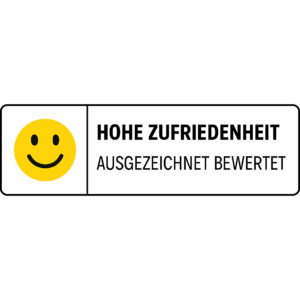 Icon Hohe Zufriedenheit.